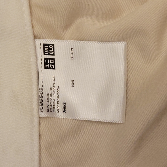 NWT Uniqlo jean shorts size 36 - Picture 6 of 8